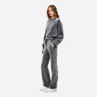 Снимка на DIRTY LAUNDRY ДАМСКИ ПАНТАЛОН VELVET FLARED SWEATPANTS VINTAGE GREY 5
