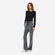 Снимка на DIRTY LAUNDRY ДАМСКИ ПАНТАЛОН VELVET FLARED SWEATPANTS VINTAGE GREY 4