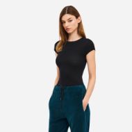 Снимка на DIRTY LAUNDRY ДАМСКИ ТОП SLIM FIT T-SHIRT BLACK 3