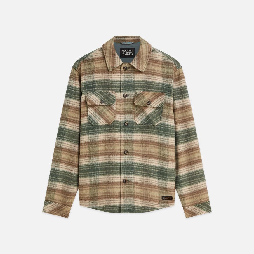 Снимка на SCOTCH&SODA МЪЖКО ЯКЕ CHECKED OVERSHIRT - DARK FOREST CHECK