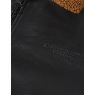 Снимка на SCOTCH&SODA МЪЖКО ЯКЕ LEATHER SHERPA LINED - METEORITE 3
