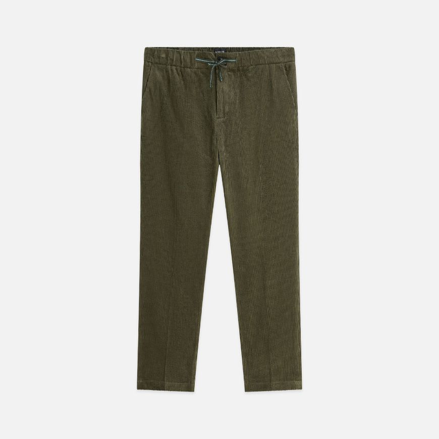 Снимка на SCOTCH&SODA МЪЖКИ ПАНТАЛОН FAVE COTTON CORDUROY JOGGER - FOREST NIGHT