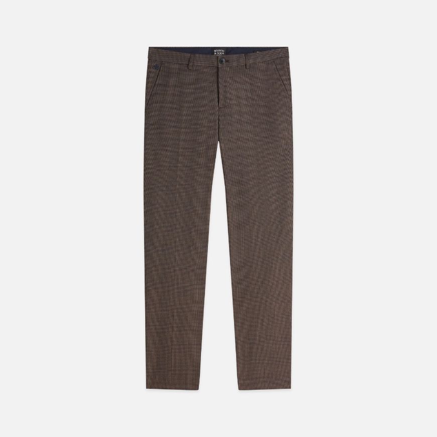 Снимка на SCOTCH&SODA МЪЖКИ ПАНТАЛОН MOTT TAILORED STRUCTURED YARN-DYED CHINO - DIJON CHECK