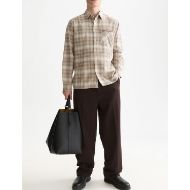 Снимка на SCOTCH&SODA МЪЖКА РИЗА FLANNEL CHECKED RELAXED FIT - WALNUT CHECK 7