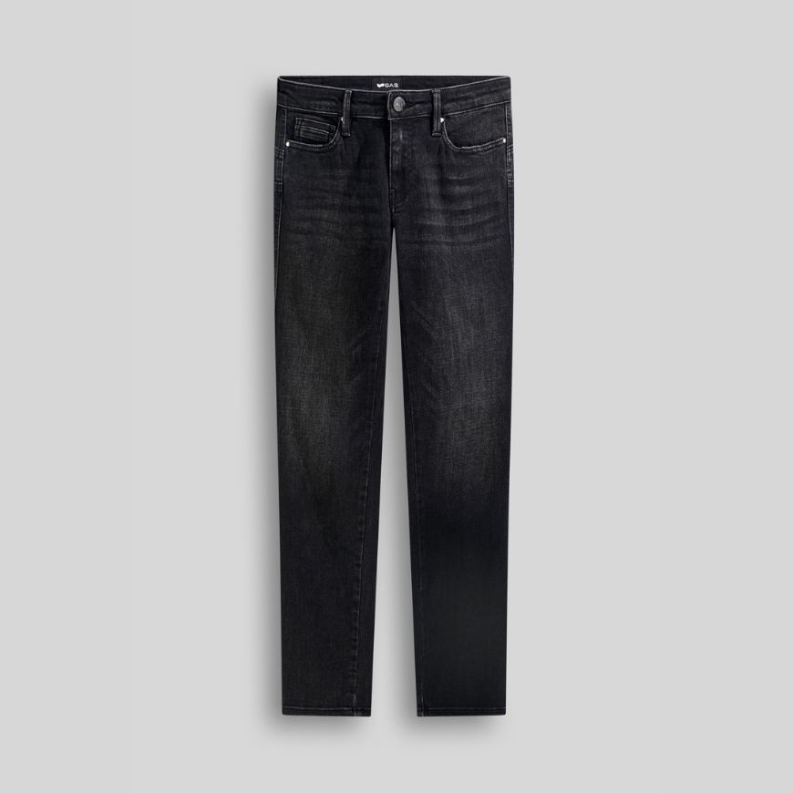 Снимка на GAS ДАМСКИ ДЕНИМ STAR UP LOW WAIST 65BM BASIC WASH BLACK MEDIUM