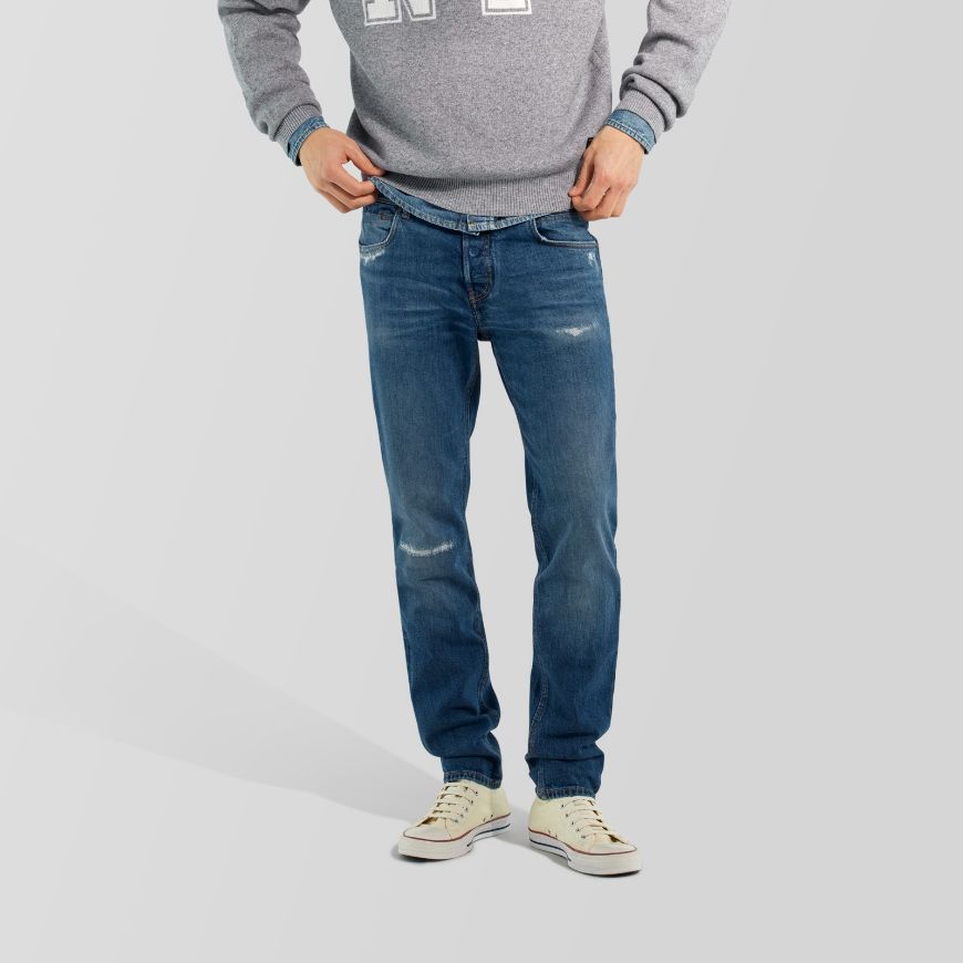 Снимка на GAS МЪЖКИ ДЕНИМ ALEX 91MD STONE WASH DARK BLUE WITH LIGHT ABRASION