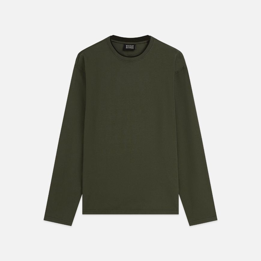 Снимка на SCOTCH&SODA МЪЖКА БЛУЗА 3 CROSSES RELAXED FIT GARMENT-DYED LONG SLEEVED - FOREST NIGHT