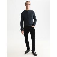 Снимка на SCOTCH&SODA МЪЖКА БЛУЗА HENLEY SLUB REGULAR FIT LONG SLEEVED - METEORITE 7