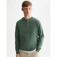 Снимка на SCOTCH&SODA МЪЖКА БЛУЗА HENLEY SLUB REGULAR FIT LONG SLEEVED - DARK FOREST 4