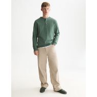 Снимка на SCOTCH&SODA МЪЖКА БЛУЗА HENLEY SLUB REGULAR FIT LONG SLEEVED - DARK FOREST 7
