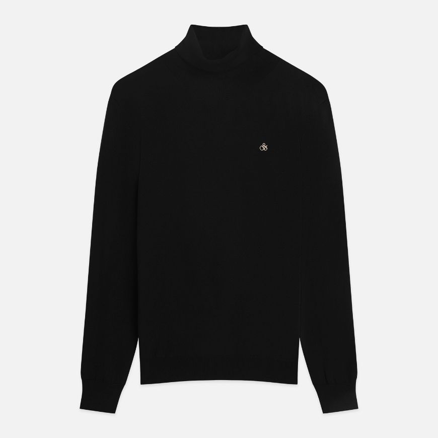 Снимка на SCOTCH&SODA МЪЖКИ ПУЛОВЕР ECOVERO TURTLENECK - METEORITE