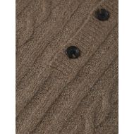 Снимка на SCOTCH&SODA МЪЖКИ ПУЛОВЕР SOFT KNIT POLO CABLE DROPPED SHOULDER - WALNUT 3
