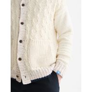 Снимка на SCOTCH&SODA МЪЖКА ЖИЛЕТКА MULTI-YARN LOOSE FIT - EGGNOG 6