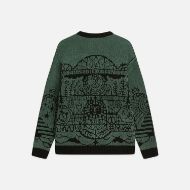 Снимка на SCOTCH&SODA МЪЖКИ ПУЛОВЕР CHENILLE JACQUARD WOOL-BLEND DROPPED SHOULDER - DARK FOREST 2