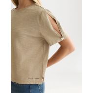 Снимка на SCOTCH&SODA ДАМСКА БЛУЗА KEY HOLE SLEEVES - ALUMINUM 6