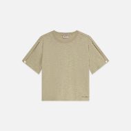 Снимка на SCOTCH&SODA ДАМСКА БЛУЗА KEY HOLE SLEEVES - ALUMINUM 1