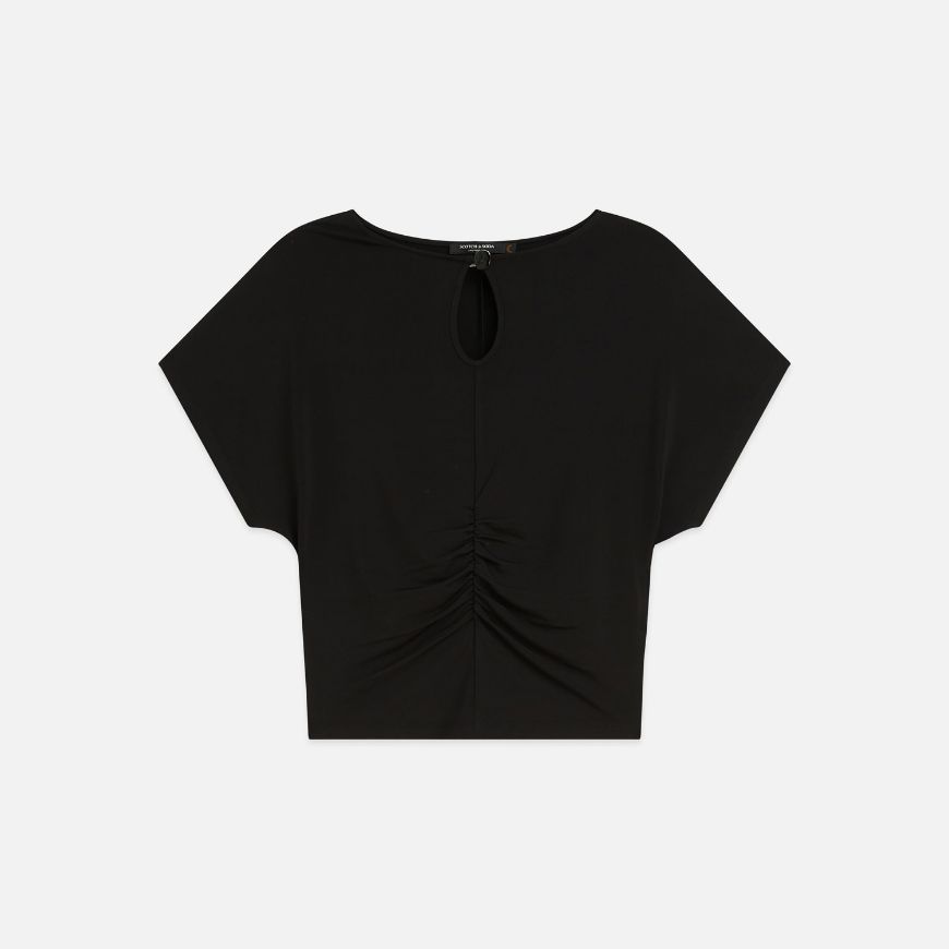 Снимка на SCOTCH&SODA ДАМСКА БЛУЗА RUCHED - METEORITE