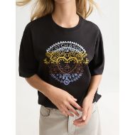 Снимка на SCOTCH&SODA ДАМСКА БЛУЗА EMBROIDERED LOOSE FIT - METEORITE 6