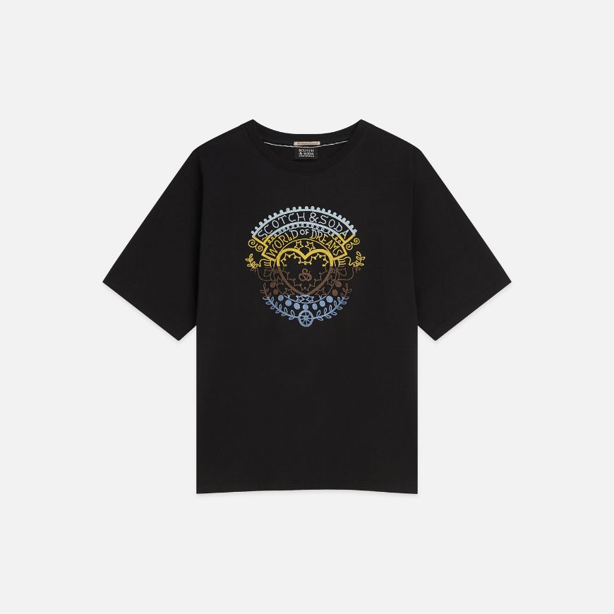 Снимка на SCOTCH&SODA ДАМСКА БЛУЗА EMBROIDERED LOOSE FIT - METEORITE
