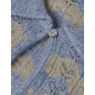 Снимка на SCOTCH&SODA ДАМСКИ ПУЛОВЕР POINTELLE STITCH SHORT SLEEVE - STONEWASH STRIPE 3