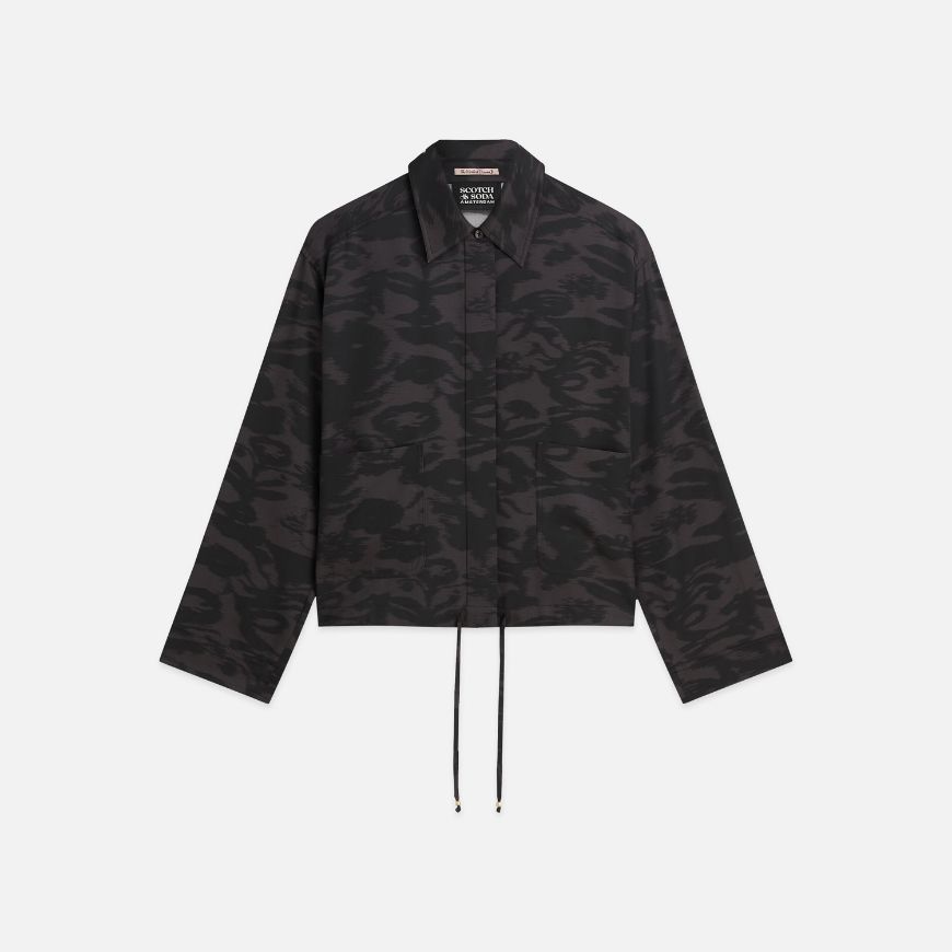 Снимка на SCOTCH&SODA ДАМСКА РИЗА PRINTED UTILITY - GLITCHFLOWERS SHALE