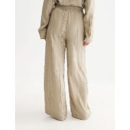 Снимка на SCOTCH&SODA ДАМСКИ ПАНТАЛОН ELENI - HIGH RISE WIDE LEG FIL COUPÉ - ALUMINUM 5