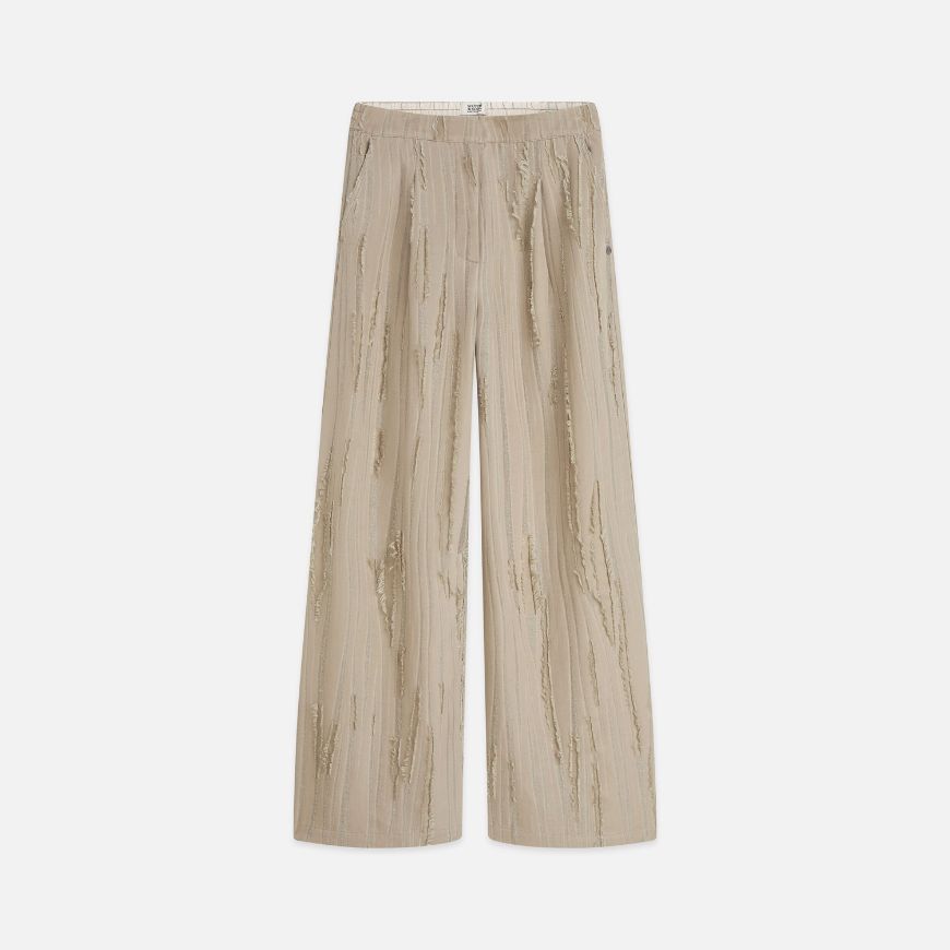 Снимка на SCOTCH&SODA ДАМСКИ ПАНТАЛОН ELENI - HIGH RISE WIDE LEG FIL COUPÉ - ALUMINUM