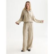 Снимка на SCOTCH&SODA ДАМСКИ ПАНТАЛОН ELENI - HIGH RISE WIDE LEG FIL COUPÉ - ALUMINUM 7