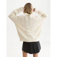 Снимка на SCOTCH&SODA ДАМСКИ ПУЛОВЕР CABLE STITCH OVERSIZED FIT - EGGNOG 5