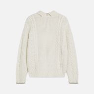 Снимка на SCOTCH&SODA ДАМСКИ ПУЛОВЕР CABLE STITCH OVERSIZED FIT - EGGNOG 2