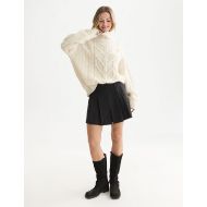 Снимка на SCOTCH&SODA ДАМСКИ ПУЛОВЕР CABLE STITCH OVERSIZED FIT - EGGNOG 7