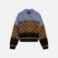 Снимка на SCOTCH&SODA ДАМСКИ ПУЛОВЕР FAIR ISLE BOXY FIT - SHALE 1