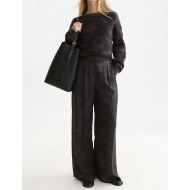 Снимка на SCOTCH&SODA ДАМСКИ ПУЛОВЕР FUZZY JACQUARD RELAXED FIT - GLITCHFLOWERS SHALE 7