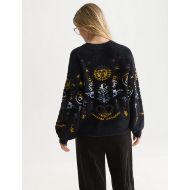 Снимка на SCOTCH&SODA ДАМСКИ ПУЛОВЕР JACQUARD BOXY FIT - METEORITE 5