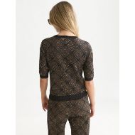 Снимка на SCOTCH&SODA ДАМСКИ ПУЛОВЕР JACQUARD SHORT-SLEEVED - METEORITE 5