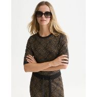 Снимка на SCOTCH&SODA ДАМСКИ ПУЛОВЕР JACQUARD SHORT-SLEEVED - METEORITE 4