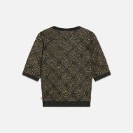 Снимка на SCOTCH&SODA ДАМСКИ ПУЛОВЕР JACQUARD SHORT-SLEEVED - METEORITE 2