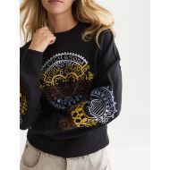 Снимка на SCOTCH&SODA ДАМСКИ СУИТШЪРТ EMBROIDERED RELAXED FIT - METEORITE 6