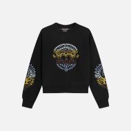Снимка на SCOTCH&SODA ДАМСКИ СУИТШЪРТ EMBROIDERED RELAXED FIT - METEORITE 1