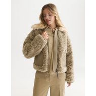 Снимка на SCOTCH&SODA ДАМСКО ЯКЕ FAUX FUR SHORT - ALUMINUM 4