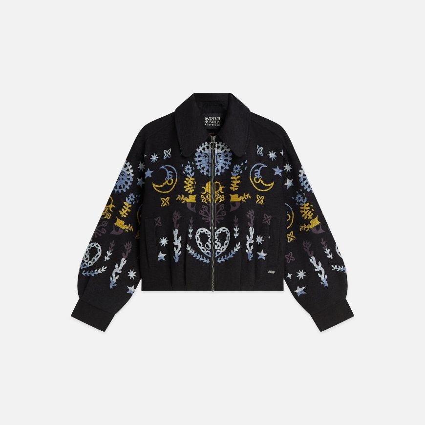 Снимка на SCOTCH&SODA ДАМСКО ЯКЕ JACQUARD SHORT - METEORITE