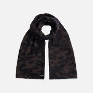 Снимка на SCOTCH&SODA ДАМСКИ ШАЛ FUZZY JACQUARD KNITTED - GLITCHFLOWERS SHALE 1