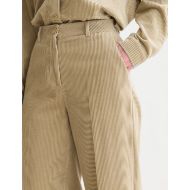 Снимка на SCOTCH&SODA ДАМСКИ ПАНТАЛОН CLEO - HIGH RISE WIDE LEG CORDUROY - ALUMINUM 6