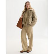 Снимка на SCOTCH&SODA ДАМСКИ ПАНТАЛОН CLEO - HIGH RISE WIDE LEG CORDUROY - ALUMINUM 7