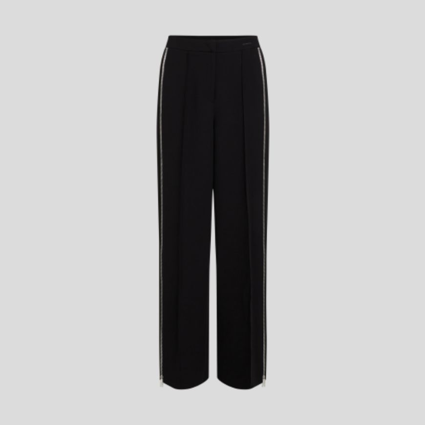 Снимка на KARL LAGERFELD ДАМСКИ ПАНТАЛОН CONTRAST DETAIL DAILY PANTS BLACK