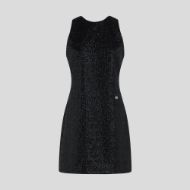 Picture of KARL LAGERFELD WOMEN'S TRANSFORMABLE SEQUIN DRESS BLACK 3