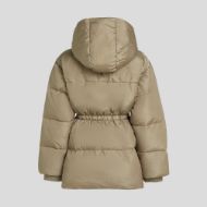 Picture of KARL LAGERFELD WOMEN'S ESSENTIAL MID PUFFER JACKET WARM SAND 2