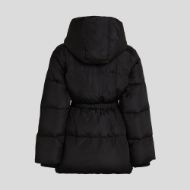 Picture of KARL LAGERFELD WOMEN'S ESSENTIAL MID PUFFER JACKET BLACK 2