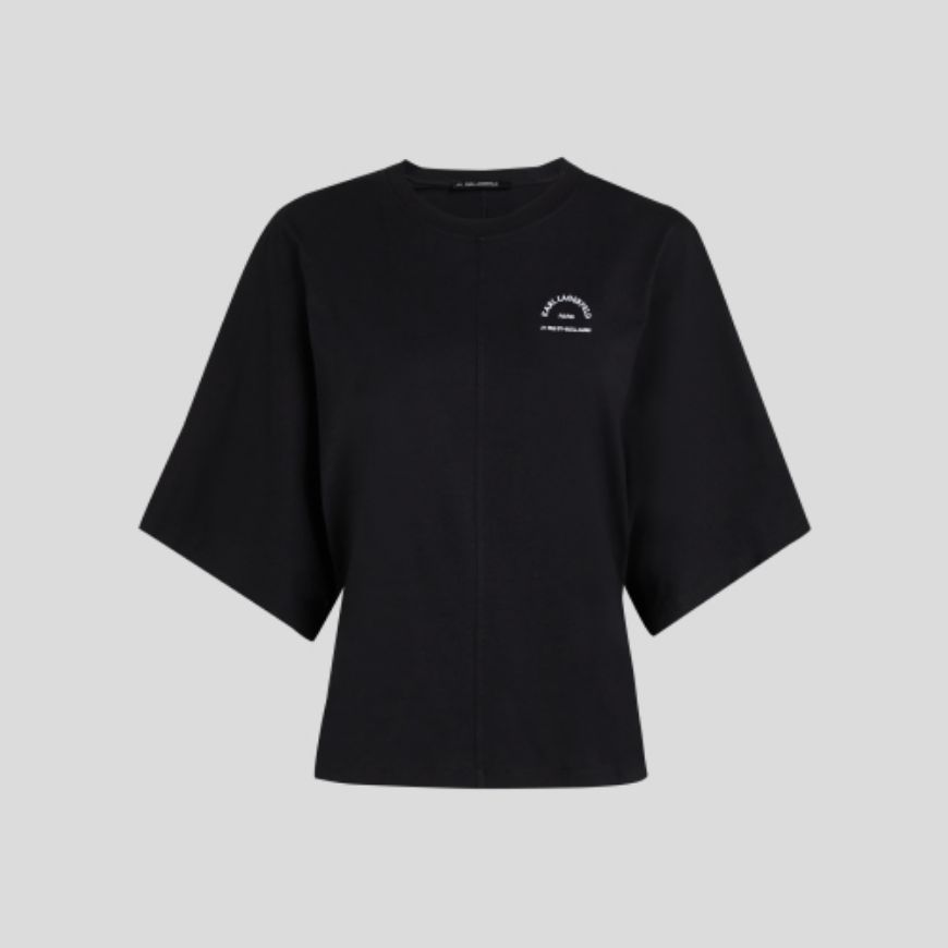 Снимка на KARL LAGERFELD ДАМСКИ ТОП RSG WIDE SLEEVE T-SHIRT BLACK