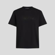 Снимка на KARL LAGERFELD ДАМСКИ ТОП IKON RHINESTONE T-SHIRT BLACK 1